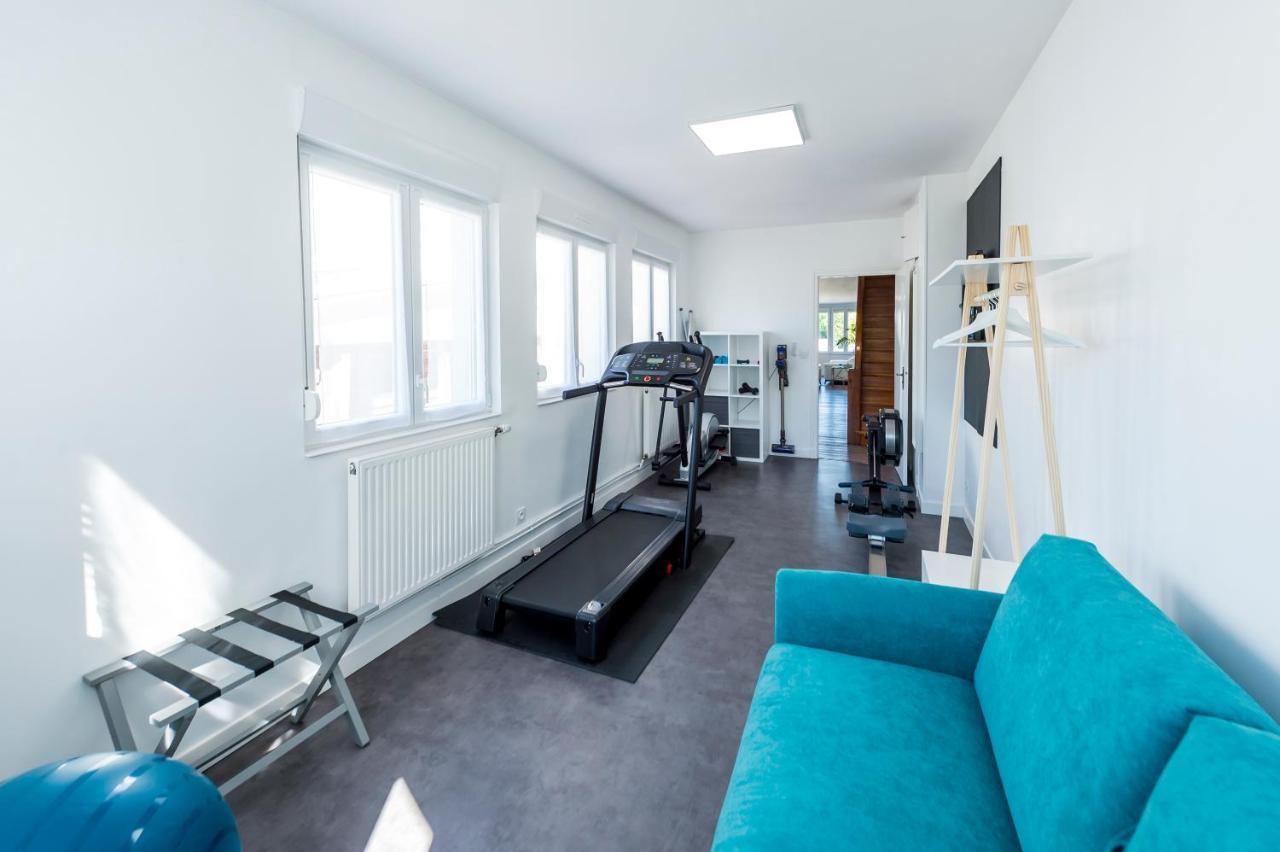 Suites Mana - Le Manaloft, Chic Et Moderne Avec Salle Privee De Fitness En Plein Centre-Ville De Rethel Exterior foto